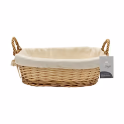 Acacia Oval Storage Basket - Honey