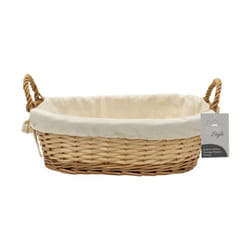 Acacia Oval Storage Basket - Honey
