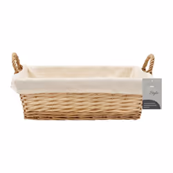 Acacia Rectangular Storage Basket- Honey