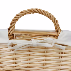 Acacia Rectangular Storage Basket- Honey