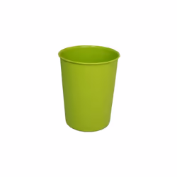 JVL Quality Vibrance Bright Green Lightweight Plastic Waste Paper Basket Bin