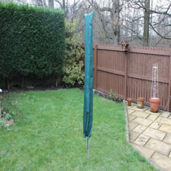 Rotary Airer Cover With Zip - Green