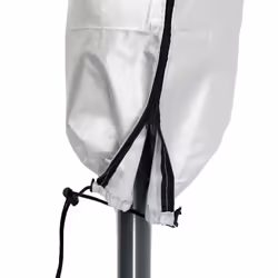 JVL Polyester Showerproof Universal Fit Zipped Rotary Airer Cover, Silver