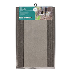 JVL Miracle Barrier Door Mat 60 x 90 cm Grey