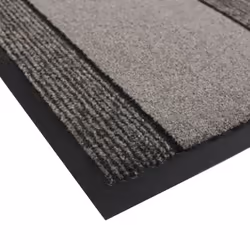 JVL Miracle Barrier Door Mat 60 x 90 cm Grey