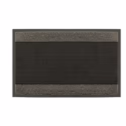 JVL Miracle Barrier Door Mat, Charcoal/Grey Stripes, 60 x 90 cm