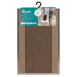 JVL Miracle Barrier Door Mat 40 x 60 cm Brown