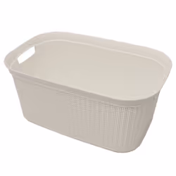 Loop 38L Laundry Basket - Ivory White