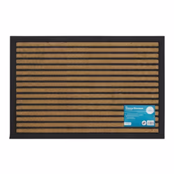 Vienna Heavy Duty Rubber Backed Scraper Entrance Door Mat-Lines, 40 x 60 cm