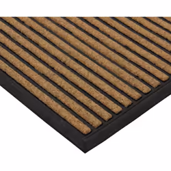 Vienna Heavy Duty Rubber Backed Scraper Entrance Door Mat-Lines, 40 x 60 cm