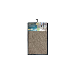 JVL Admiral Barrier Door Mat, Microfibre, Stone, 50 x 80cm, One Size