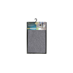 JVL Admiral Barrier Door Mat, Microfibre, Grey, 50 x 80cm, One Size