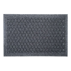 JVL Dirt Defender Scraper Door Mat 40 x 60 cm, Squares, Beige