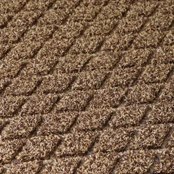 JVL Dirt Defender Scraper Door Mat 40 x 60 cm, Diamond, Beige