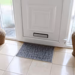 JVL Savio Machine Washable Door Mat, 40 x 60 cm, Grey, One Size - Additional view 4