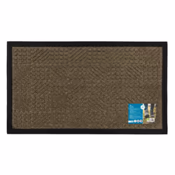 Firth Rubber Doormat - Brown 40x70cm
