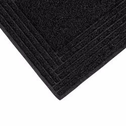 JVL Mud Grabber Spaghetti Scraper Doormat, 40x60cm, Black Border