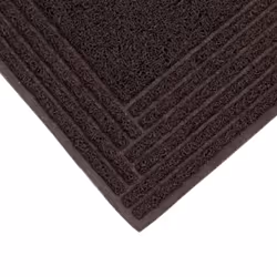 JVL Mud Grabber Spaghetti Scraper Doormat, 40x60cm, Brown Border