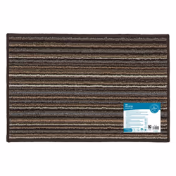 JVL Arona Machine Washable Latex Backed Doormat, 40x60cm,Brown