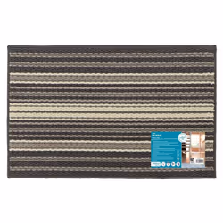 JVL Hubble Machine Washable Latex Backed Doormat, 50x80cm, Dusk