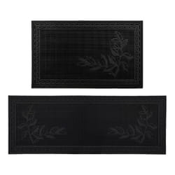 Foliage Rubber Scraper Mat / Runner