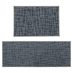 JVL Savio Machine Washable Doormat and Runner, GreyÂ