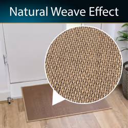 JVL Antarra Machine Washable Doormat and Runner Set - Beige - Additional view 7