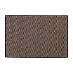 JVL Antarra Machine Washable Doormat and Runner Set - Black
