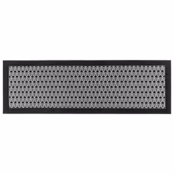 JVL Allure Machine Washable Doormat and Runner Set - Black