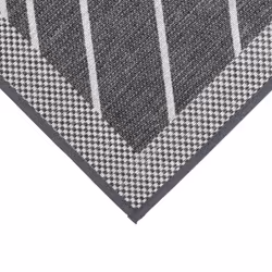 JVL Expression Machine Washable Doormat and Runner Set - Stripe