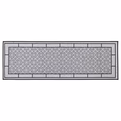 JVL Avanti Machine Washable Doormat and Runner Set - Grey