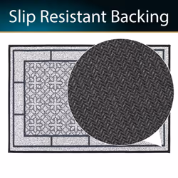 JVL Avanti Machine Washable Doormat and Runner Set - Grey - Additional view 9