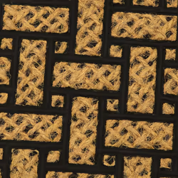 JVL Alba Woven Tuffscrape Doormat, 40x60cm, Parquet