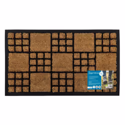 Comfort Tuffscrape Mat-Chequered 40x70cm
