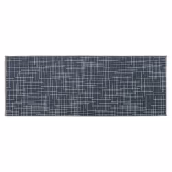 JVL Savio Machine Washable Runner Mat, 57 x 150 cm, Grey, One Size