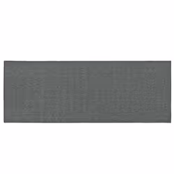 JVL Eden Machine Washable Latex Backed Runner Doormat, 57x150cm, Grey