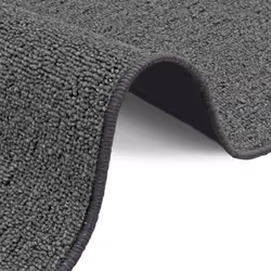 JVL Eden Machine Washable Latex Backed Runner Doormat, 57x150cm, Grey