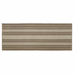 JVL Hubble Machine Washable Latex Backed Runner Doormat, 57x150cm, Caramel