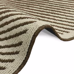 JVL Stellar Machine Washable Latex Backed Runner Doormat, 57x150cm, Brown
