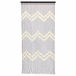 Tuscany Hanging Wooden Beaded Door Curtain, Arrows