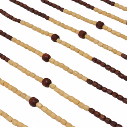 Tuscany Hanging Wooden Beaded Door Curtain, Arrows