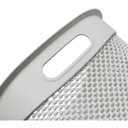 JVL Droplette Design Plastic Storage Basket, 33L, 25 x 55 x 37 cm Approx, Grey, One Size