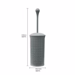 Loop Toilet Brush and Holder Set - Grey