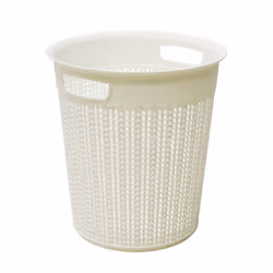 Loop 12L Round Bin - Ivory White