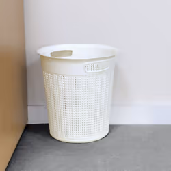 Loop 12L Round Bin - Ivory White