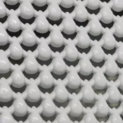 Droplette Design Plastic Storage Tray, 4.7L, 7 x 35 x 26cm Approx, Grey