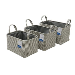 Silva S/3 Rect Fabric Storage Baskets