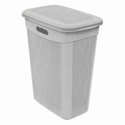 Droplette 43L Slim Laundry Bkt- Ice Grey