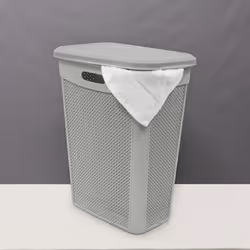 Droplette 43L Slim Laundry Bkt- Ice Grey - Additional view 6