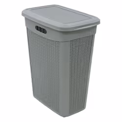 Loop 43L Slim Laundry Basket - Grey